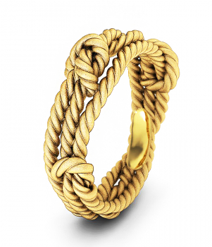 Тематическое кольцо "Верёвка" (Мод. 508)